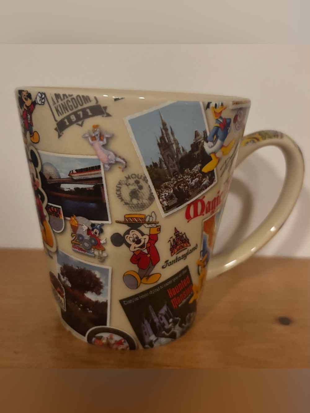 Disney Parks Walt Disney World Mickey Collage Souvenir Mug